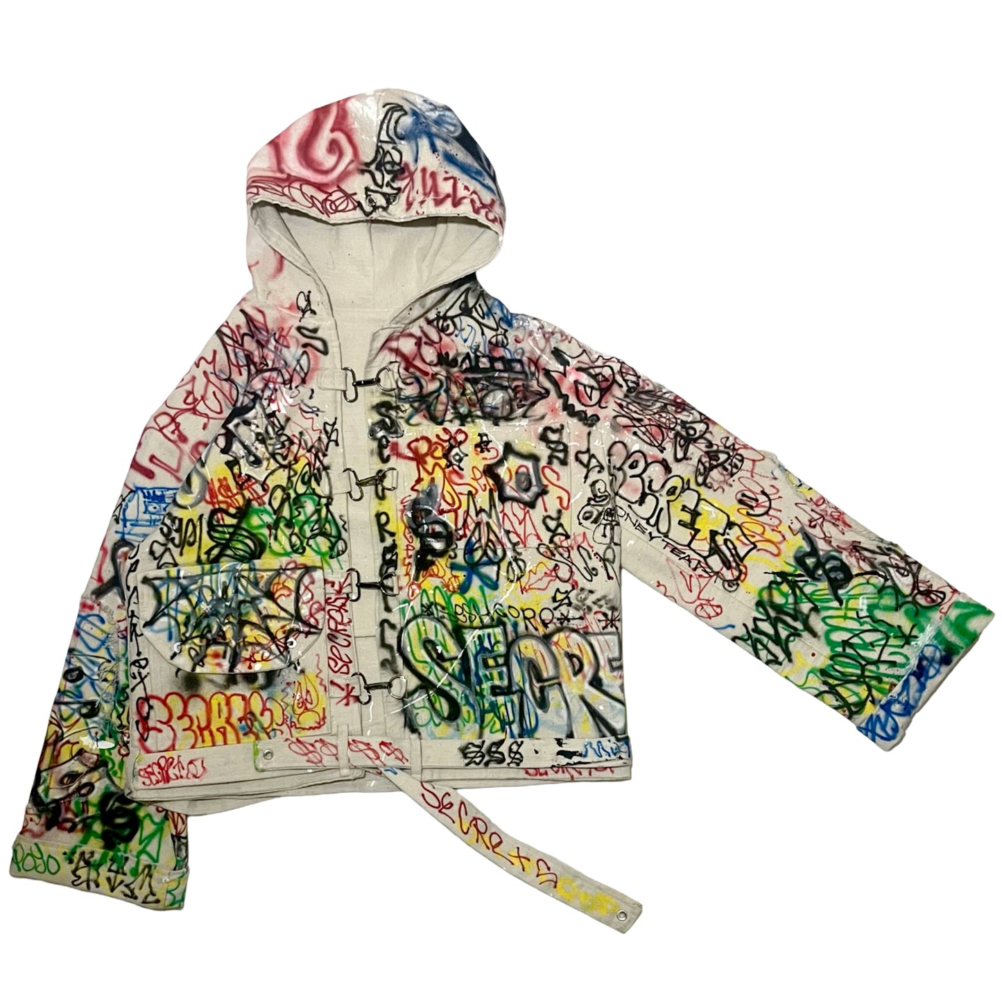NINELIVES x SECRETS AIRBRUSH CANVAS JACKET