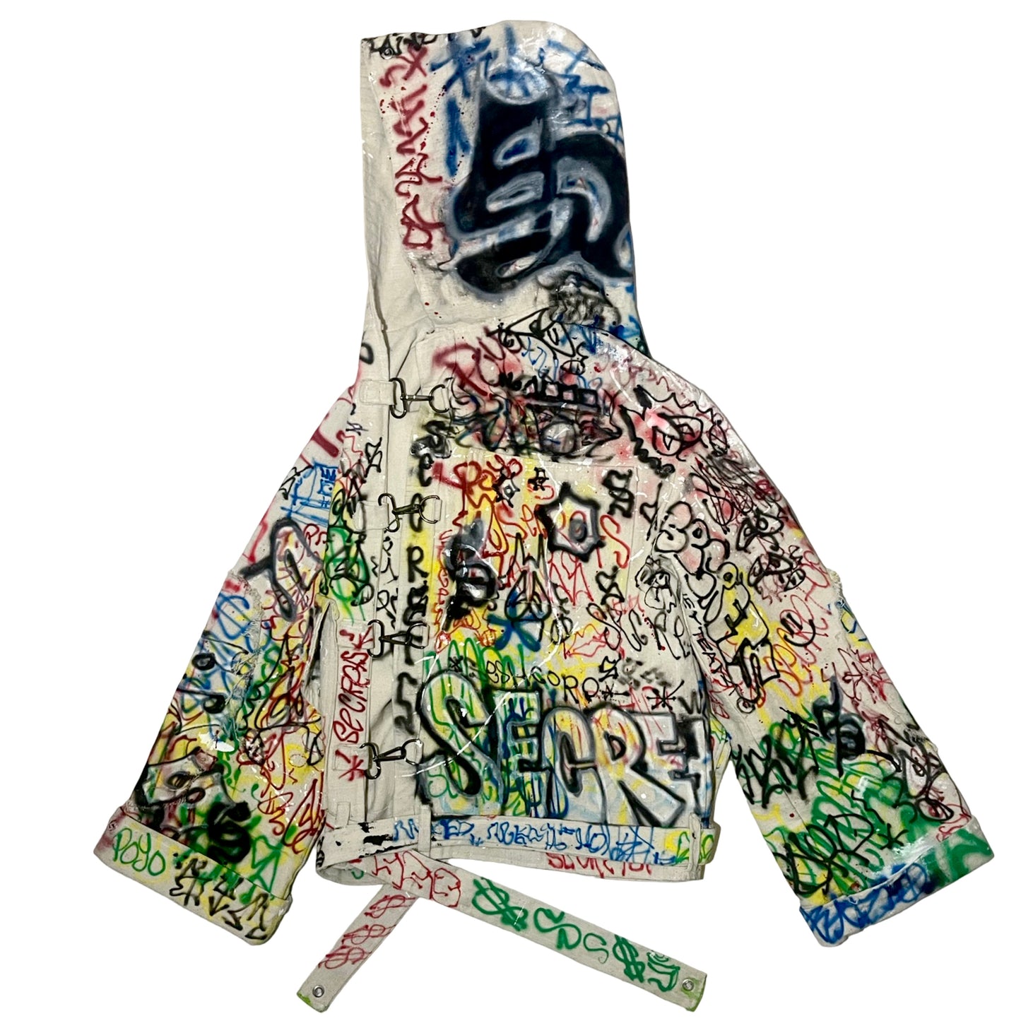 NINELIVES x SECRETS AIRBRUSH CANVAS JACKET