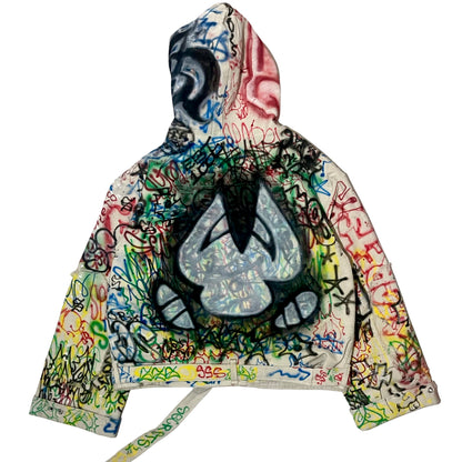NINELIVES x SECRETS AIRBRUSH CANVAS JACKET