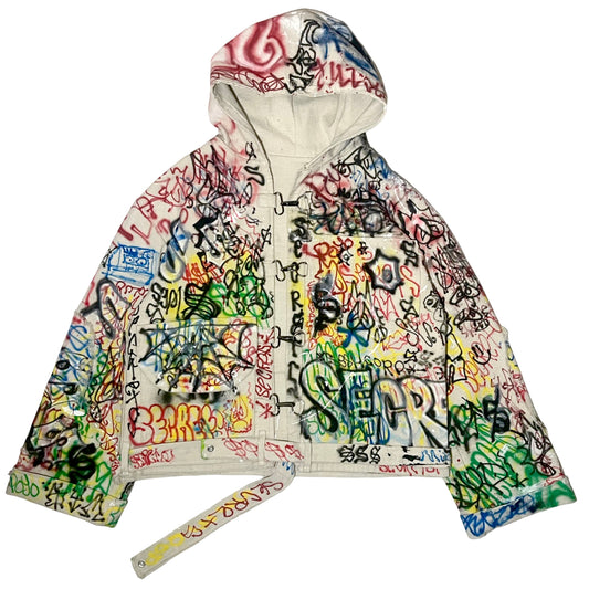 NINELIVES x SECRETS AIRBRUSH CANVAS JACKET